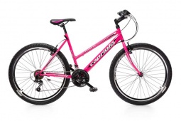 Велосипед CAPRIOLO MTB PASSION, рама сталь 19'', колёса 26'' (фиолетовый-белый)